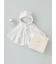 【ラッピング済み】【BABY】パウダーベアポンチョ&ストローマグセット BOX付き