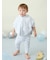【ラッピング済み】【BABY】パウダーベアポンチョ&ストローマグセット BOX付き
