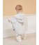 【ラッピング済み】【BABY】パウダーアニマルポンチョ&スタイセット BOX付き