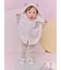 【ラッピング済み】【BABY】パウダーアニマルポンチョ&スタイセット BOX付き