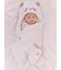 【ラッピング済み】【BABY】パウダーアニマルおくるみ&スタイセット BOX付き