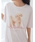 【ONLINE限定】【接触冷感】【UVカット】お散歩ドッグワンポイントTシャツ&ショートパンツセット