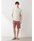 【UNISEX】リップルボーダーハーフパンツ