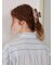 バイカラーロゴヘアクリップ