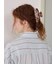 バイカラーロゴヘアクリップ