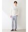 【HOMME】クールレーヨンロゴロングパンツ