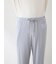 【HOMME】クールレーヨンロゴロングパンツ