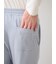 【HOMME】クールレーヨンロゴロングパンツ