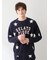 【UNISEX】エアリーモコカレッジスタージャガードプルオーバー