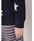 【UNISEX】エアリーモコカレッジスタージャガードパーカ