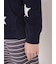 【UNISEX】エアリーモコカレッジスタージャガードパーカ