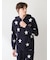 【UNISEX】エアリーモコカレッジスタージャガードパーカ