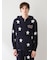 【UNISEX】エアリーモコカレッジスタージャガードパーカ