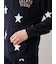 【UNISEX】エアリーモコカレッジスタージャガードパーカ