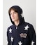 【UNISEX】エアリーモコカレッジスタージャガードパーカ