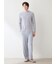 【HOMME】ワッフルボーダーロンT