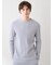 【HOMME】ワッフルボーダーロンT