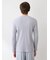 【HOMME】ワッフルボーダーロンT