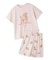 【JUNIOR】【接触冷感】【UVカット】お散歩ドッグワンポイントTシャツ&ショートパンツセット