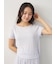 【接触冷感】レーヨンギャザーTシャツ