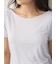 【接触冷感】レーヨンギャザーTシャツ