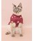 【CAT&DOG】ガーリーモチーフ柄カットソープルオーバー