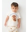 【BABY】アニマルブレッドワンポイントTシャツ