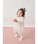 【BABY】チェリー柄チュールロンパース