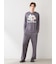 【HOMME】スペースシップワンポイントロングパンツ