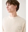 【HOMME】エアリーモコケーブルプルオーバー