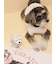 【CAT&DOG】マフラーDOGモチーフトイ