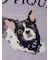【CAT&DOG】ベビモコフレンチブルドッグ柄ブランケット