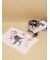 【CAT&DOG】ベビモコシュナウザー柄ブランケット