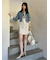 ボーイフレンドシャツミニワンピース