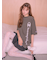 【Champion】ピグメントロゴビッグＴシャツ