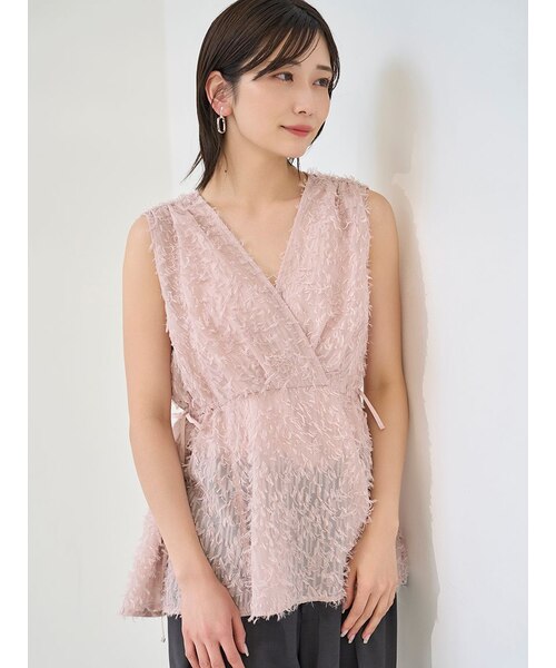 ペプラムフリンジトップス｜フレイアイディーの通販｜&mall（アンド  