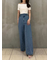 ハイウエストバックルデニムパンツ