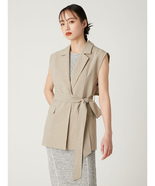 専用品　フレイアイディー　ボックスプリーツジレ／ウォッシャブル・防シワ・接触冷感 ボックスプリーツジレ／ウォッシャブル・防シワ・接触冷感・吸水