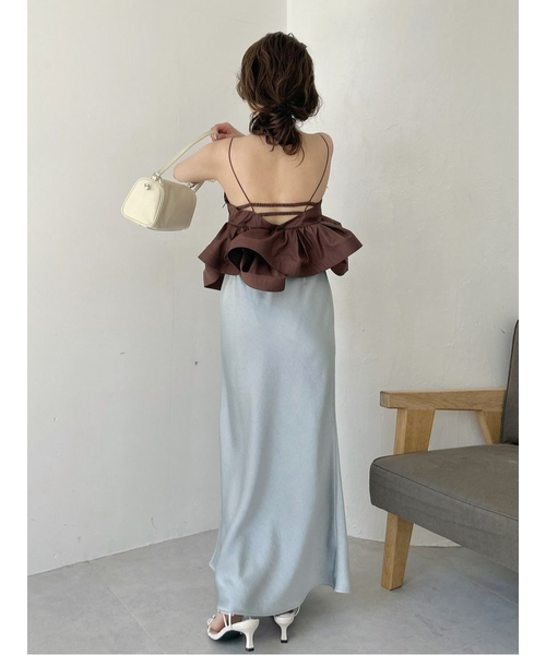 ラッフルヘムデザインキャミソール｜フレイアイディーの通販｜&mall