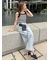 ハイウエストワイドデニムパンツ