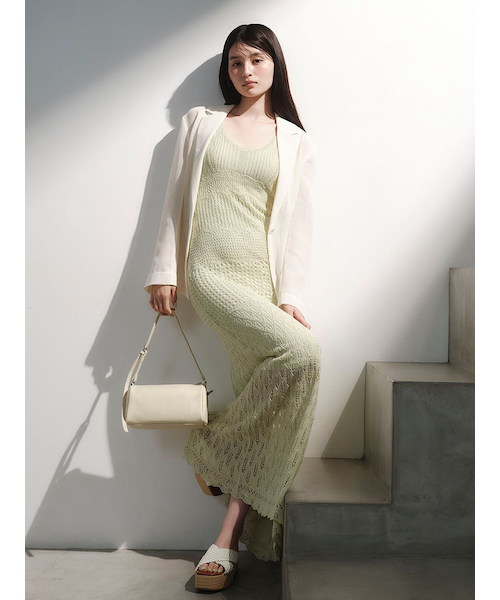 スナイデル　レースアップ2wayニットタンクドレス レースアップ2wayニットタンクドレス｜フレイアイディーの通販