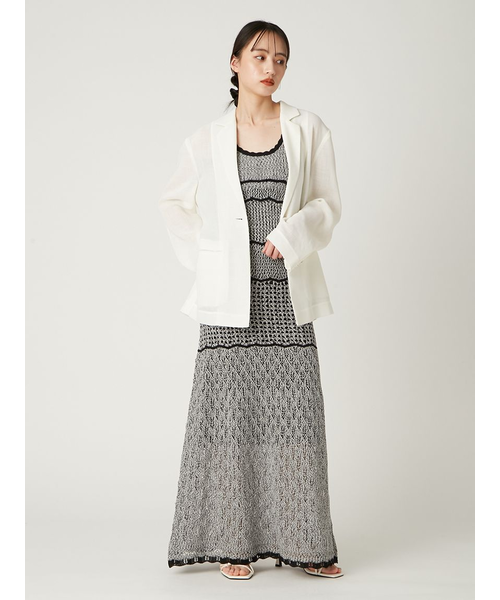 スナイデル　レースアップ2wayニットタンクドレス レースアップ2wayニットタンクドレス｜フレイアイディーの通販