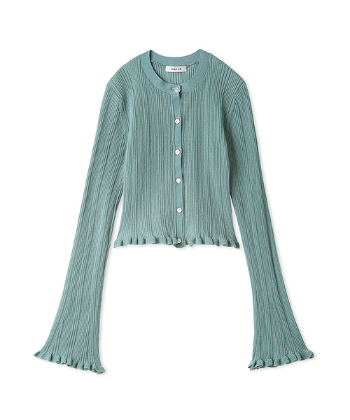 ドライタッチセミシアーカーディガン／ウォッシャブル｜フレイ