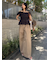 【FRAY I.D｜Dickies】ツータックワイドツイルパンツ