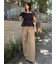 【FRAY I.D｜Dickies】ツータックワイドツイルパンツ