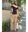 【FRAY I.D｜Dickies】ツータックワイドツイルパンツ