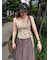 【FRAY I.D｜Dickies】チュールコンビジャンパードレス