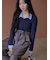 レイヤードポロカットソー