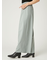 ベルト付きタックワイドパンツ