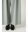 ベルト付きタックワイドパンツ